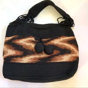 Crochet Boho Hobo with nice stitch details